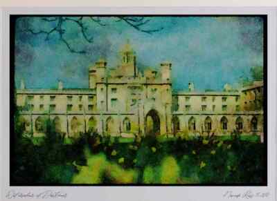 England Countryside 298073 St John's Cambridge Limited Edition Aquarelldruck