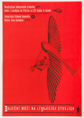 Filmplakat Diese prächtigen Männer in ihren Flugmaschinen 1966 Vaca Design