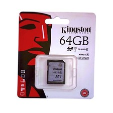 Kingston SD Card 64GB SD Speed 45MBs for PC Camera Games Any Device DISCONTINUED