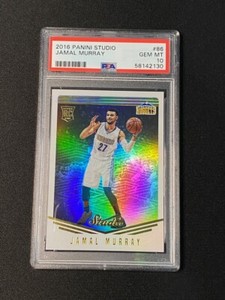 2016 Panini Studio Jamal Murray #86 PSA 10 Denver Nuggets