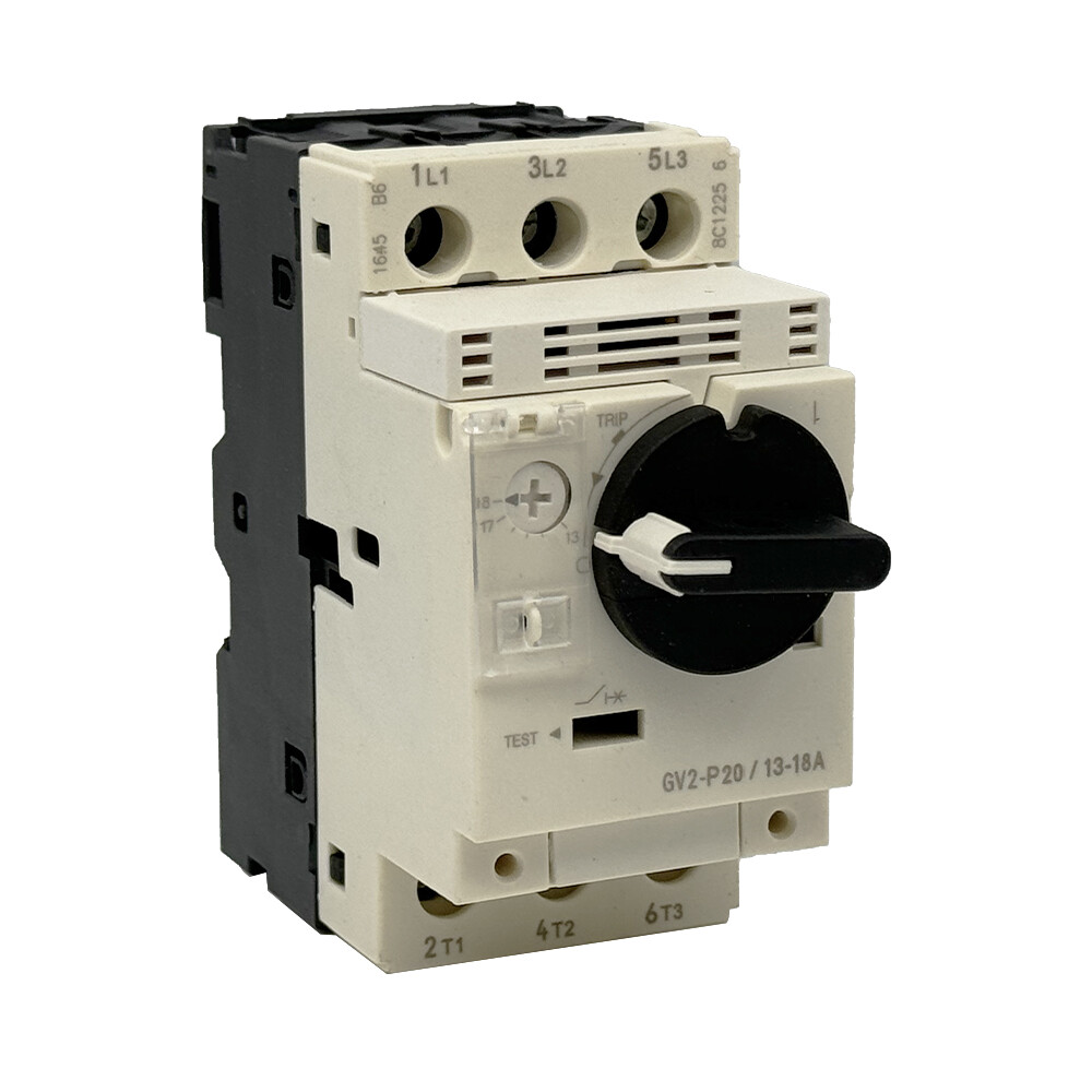 Motor circuit breaker GV2P20 13-18A manual motor starter with rotary knob NEW