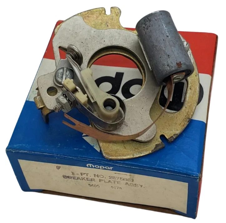 Пластина одноточечного распределителя зажигания 60-72 Dodge Plymouth 2875861 новая из старых запасов - Изображение 2 из 4