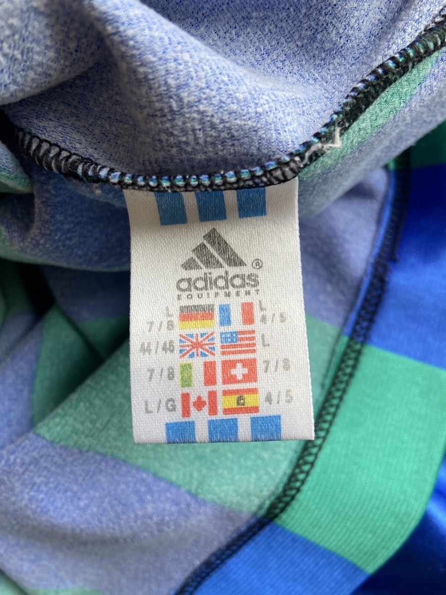 ADIDAS 90s GOALKEEPER FOOTBALL SHIRT SOCCER JERSEY ADIDAS sz L MEN