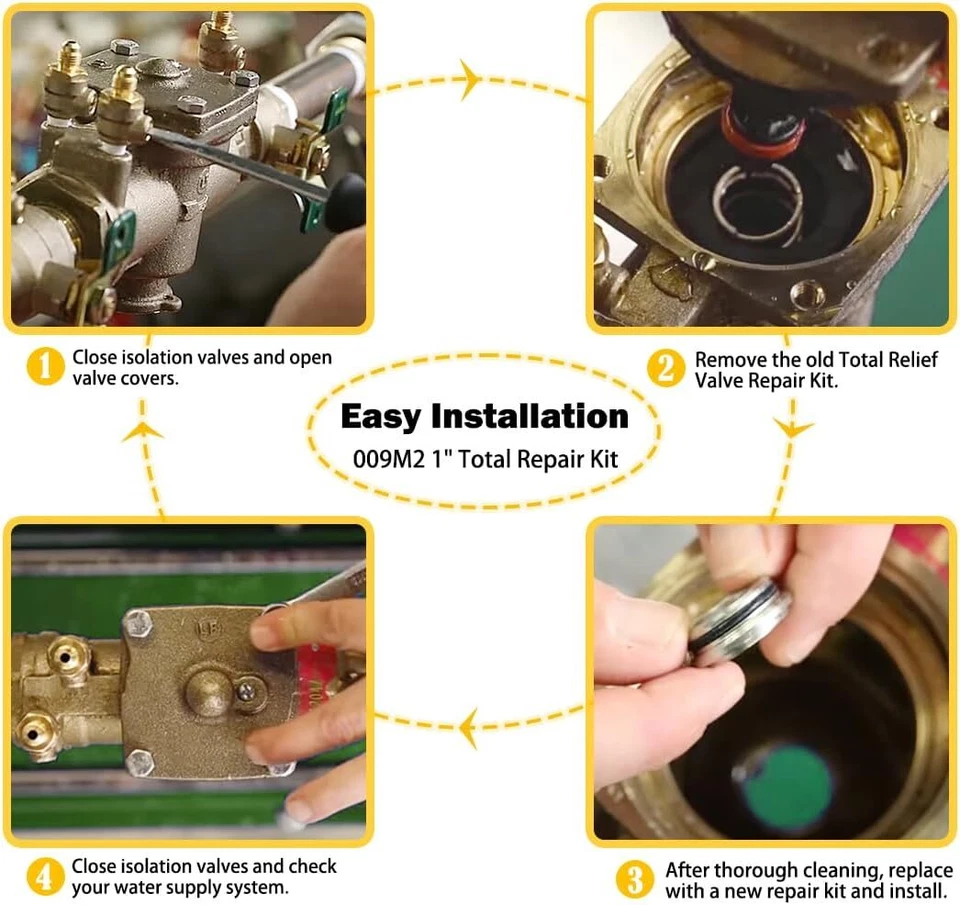 0887793 887793 RK 009M2-T Replace for Watts 009M2 1" Total Repair Kit 1" 009M2 - Image 2 of 4