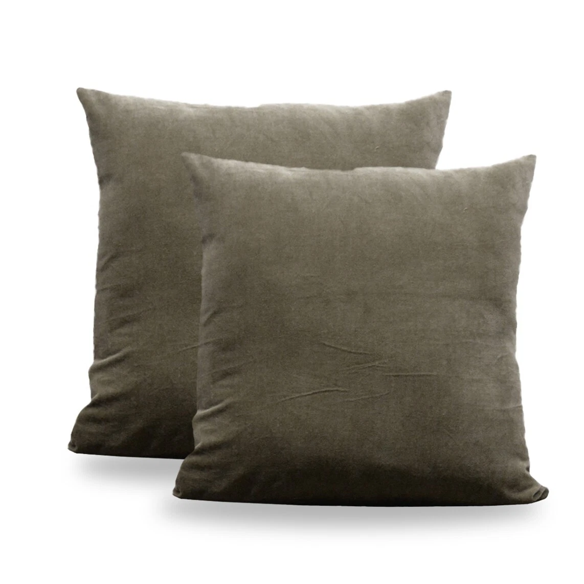 2-Pack Burnt Velvet Pillow Covers 18x18" |Decorative Cushion Cases for Sofa/Bed