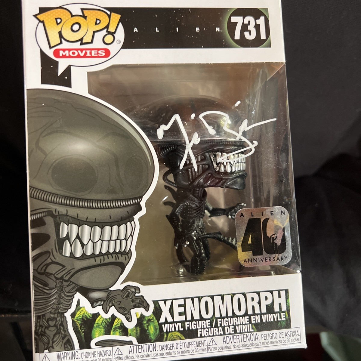 Michael Biehn Signed Funko Pop XENOMORPH HICKS Aliens #731
