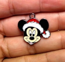 Lot cartoon Christmas Mickey Metal Charms DIY Earrings Jewelry Making Pendants