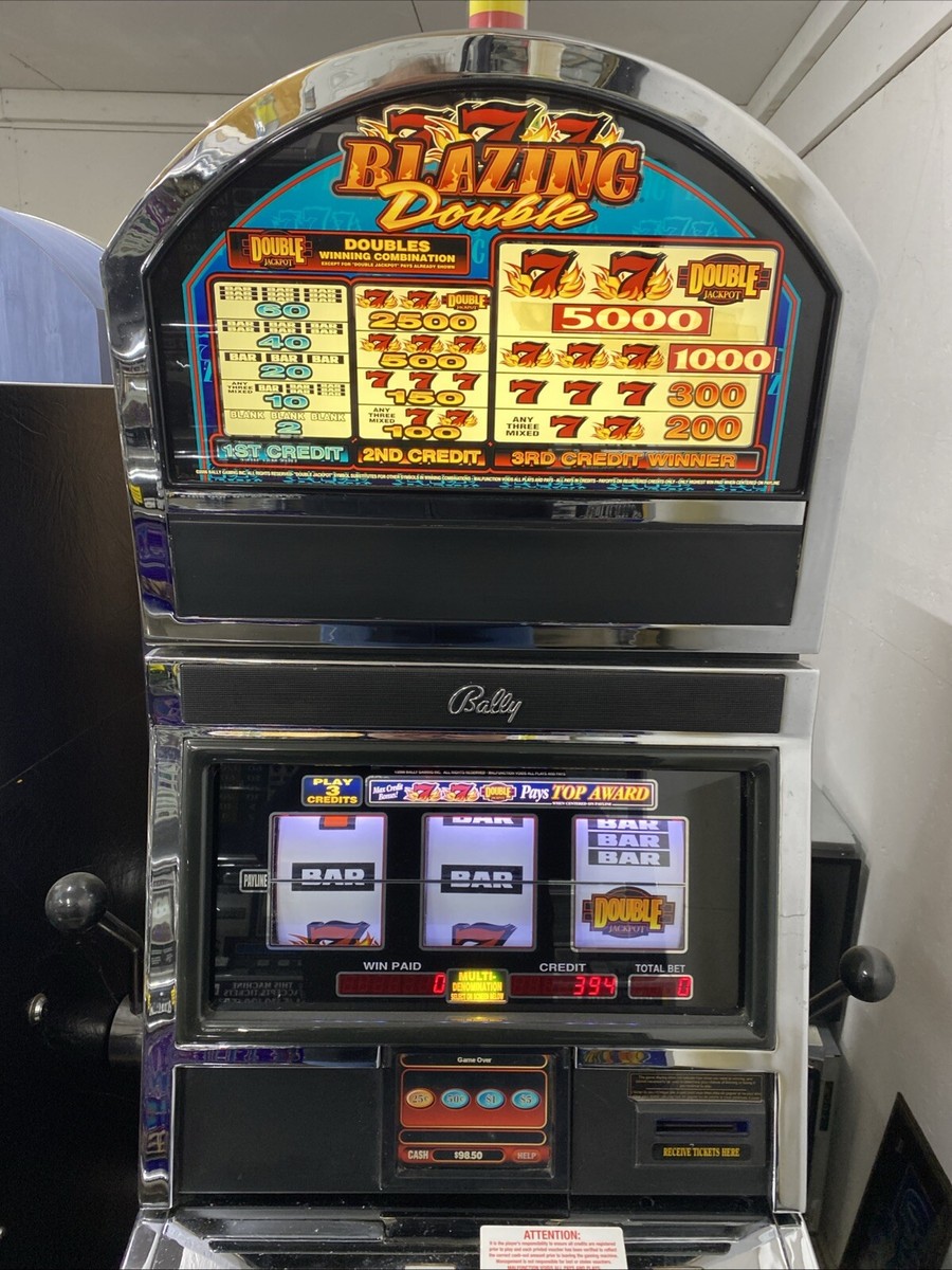 【中古】Slots from Bally Gaming (輸入版) Bally Alpha Double Blazing 7's Slot MACHINE | eBay