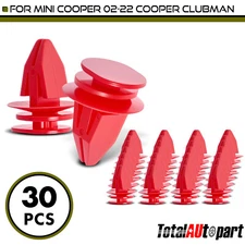 30Pcs Rocker Panel Moulding Clips Fastener for Mini Cooper Nylon 51-71-7-127-742