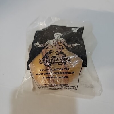 2001 BattleBots Pull Back Action Toy McDonald's Happy Meal Toy #7 & #8 