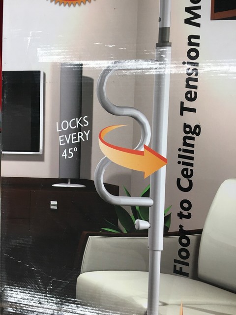 Standers Std1100b Stander Security Pole And Curve Grab Bar For