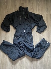 Cornice Vintage 80s Womens Ski Snowsuit Black...