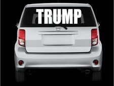 TRUMP Huge 2024 Windshield Back window pickup 36"x12" Vinyl DECAL Sticker DIESEL