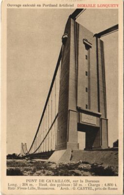 CPA CAVAILLON Pont de Cavaillon sur la Durance (1086495)
