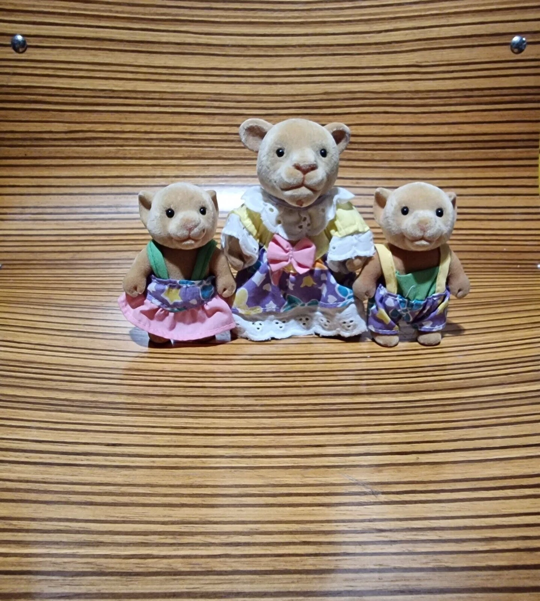 SYLVANIAN FOREST FAMILIES B RENWALD BARENWALD LEONES FAMILY TEDDY BEAR WORLD