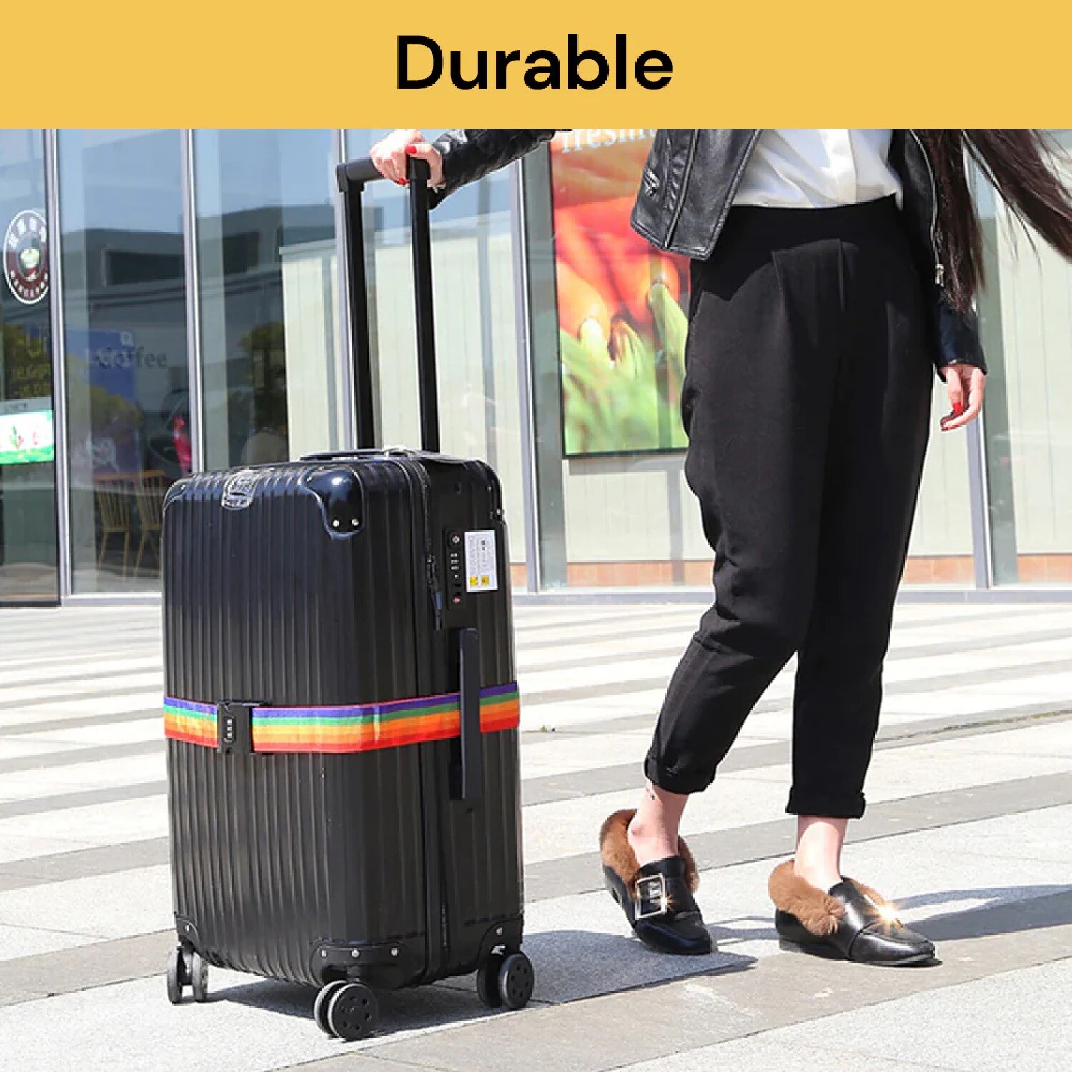 Luggage Strap Lock Password Travel Suitcase Strap Secure Safe Packing