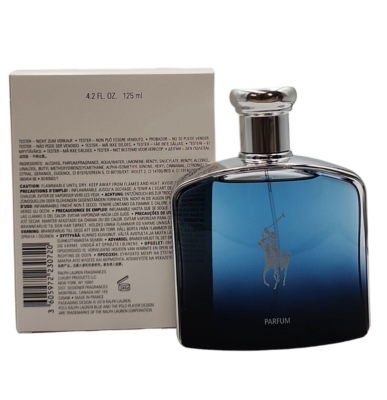 Ralph Lauren Polo Deep Blue Parfum 4.2 oz 125ml Cologne for Men