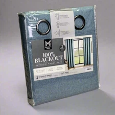 MEMBER'S MARK Window Panel Pair 100" W x 84" L, Blue