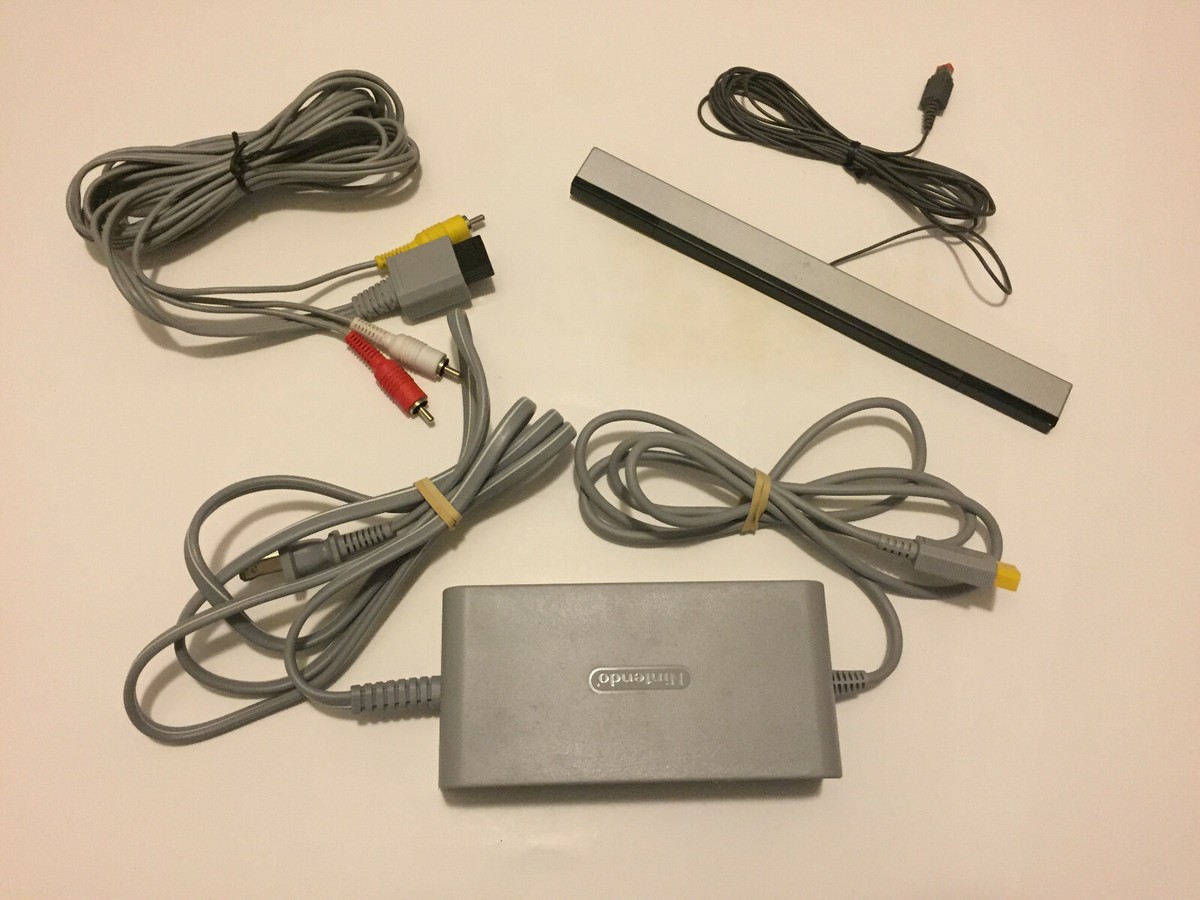 OEM OFFICIAL Wii U Complete Hookups AV Cable AC Adapter
