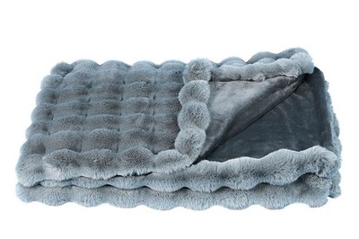 Webpelzdecke Felldecke Kuscheldecke Plaid 150x200 Cosy anthrazit  40145