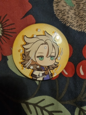 Genshin Impact Albedo Figur Dose Anstecker Pin Mihoyo Chibi Emote