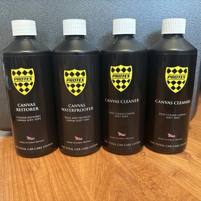 Protex Convertible Soft Top - Restorer, Waterproofer, & Cleaner Each 500mL