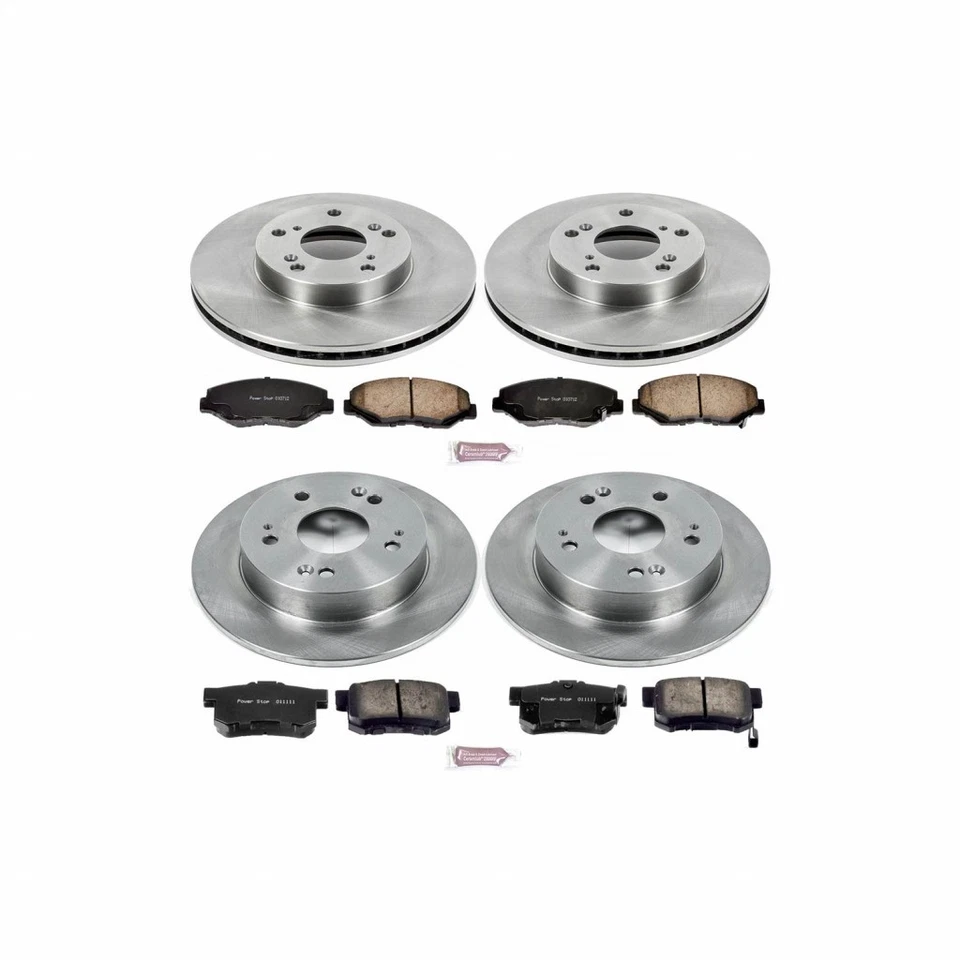 Power Stop Brake Kit For Acura ILX 2014 2015 Front & Rear Autospecialty - Image 2 of 4