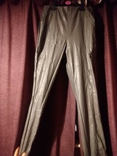 Grey Leather Leggings, H&M, Size 10