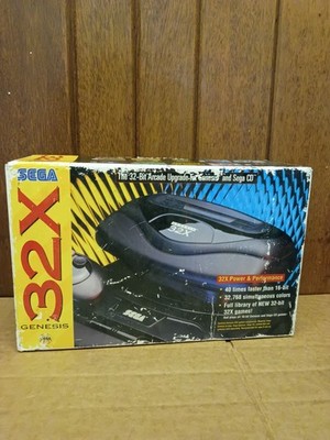 Sega Genesis 32X Game Console System Black. Console And Power Cord Included