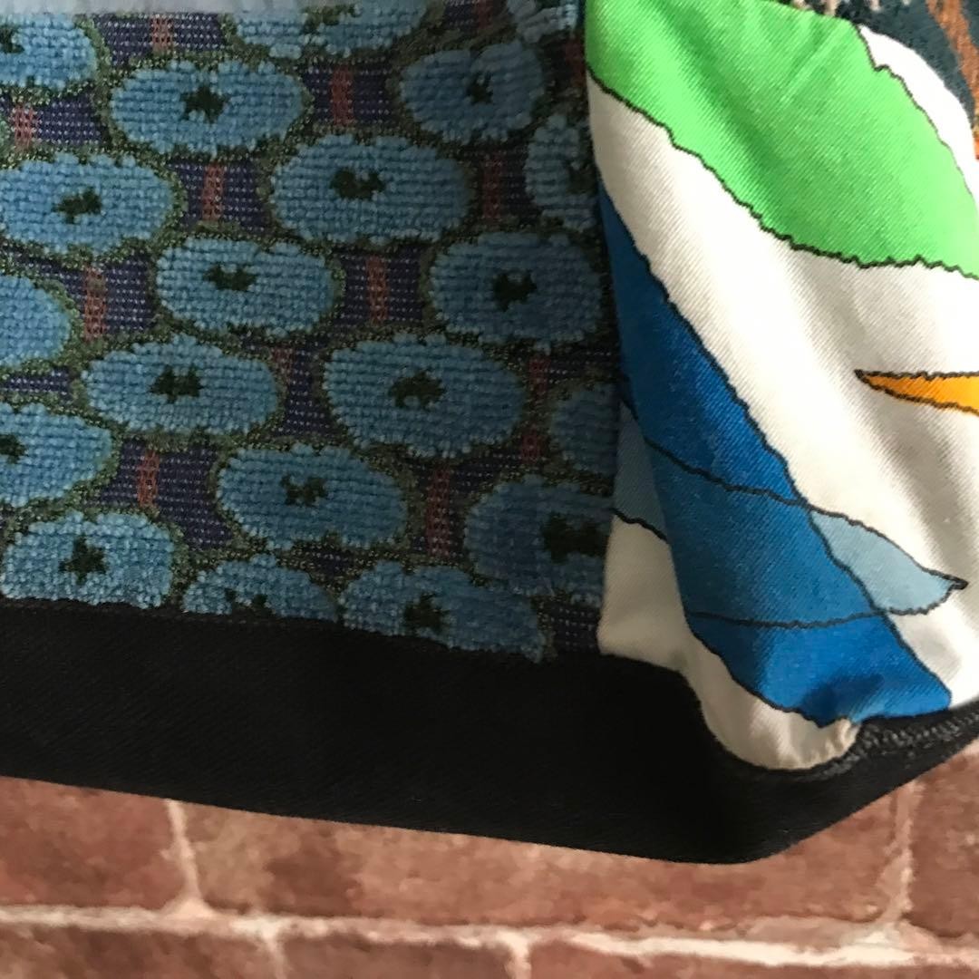 mina perhonen Patchwork Tote Bag Multi-Color Leat… - image 9