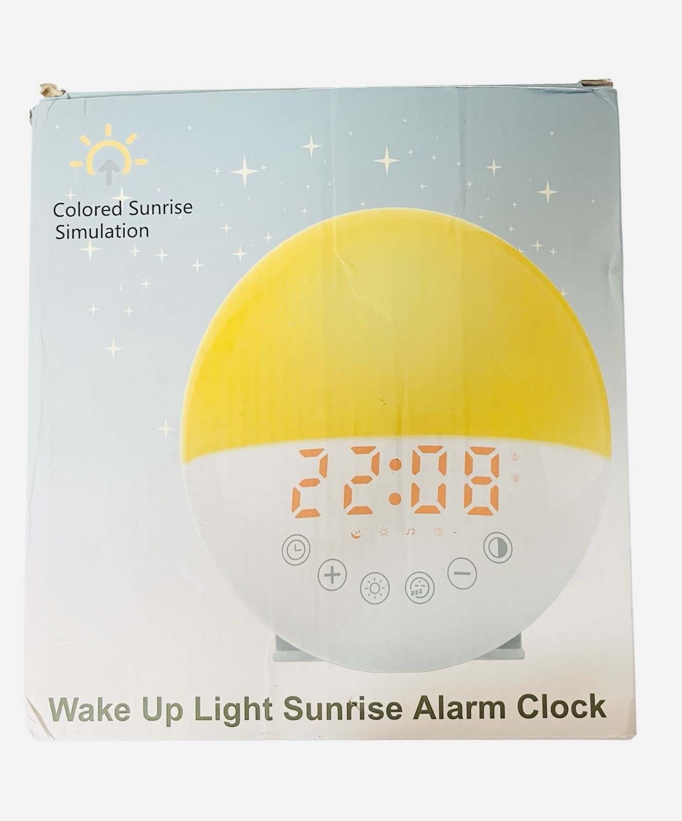 Sunrise Simulation Alarm Clock, Multi Color, Dual Alarms, Nature Sounds Open Box