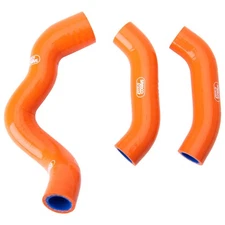 SamcoSport Radiator Hose Kit with Thermostat Bypass Orange