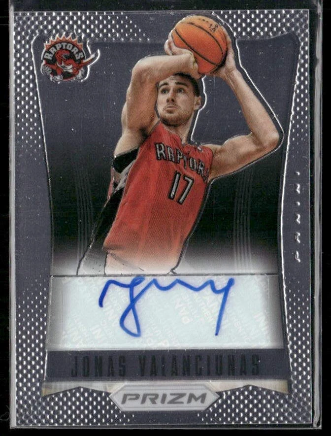 Jonas Valanciunas Basketball Toronto Raptors Rookie Sports Trading