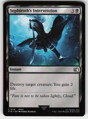 Sephiroth's Intervention 116 Common FINAL FANTASY MTG NM