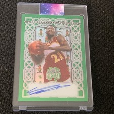 Dominique Wilkins SSP Auto 2026 Leaf Metal #BA-DW1 Holo Green /10 (AU) Hawks HOF