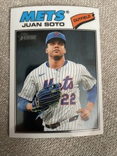 2026 Topps Heritage Base Chrome Juan Soto New York Mets #306
