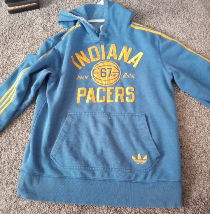 Vintage Indiana Pacers boom baby 67 est. adidas NBA Sweatshirt / hoodie size Med - Image 2 of 4