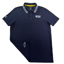Puma Porsche Turbo Polo Black Embroidered Men’s Size Large