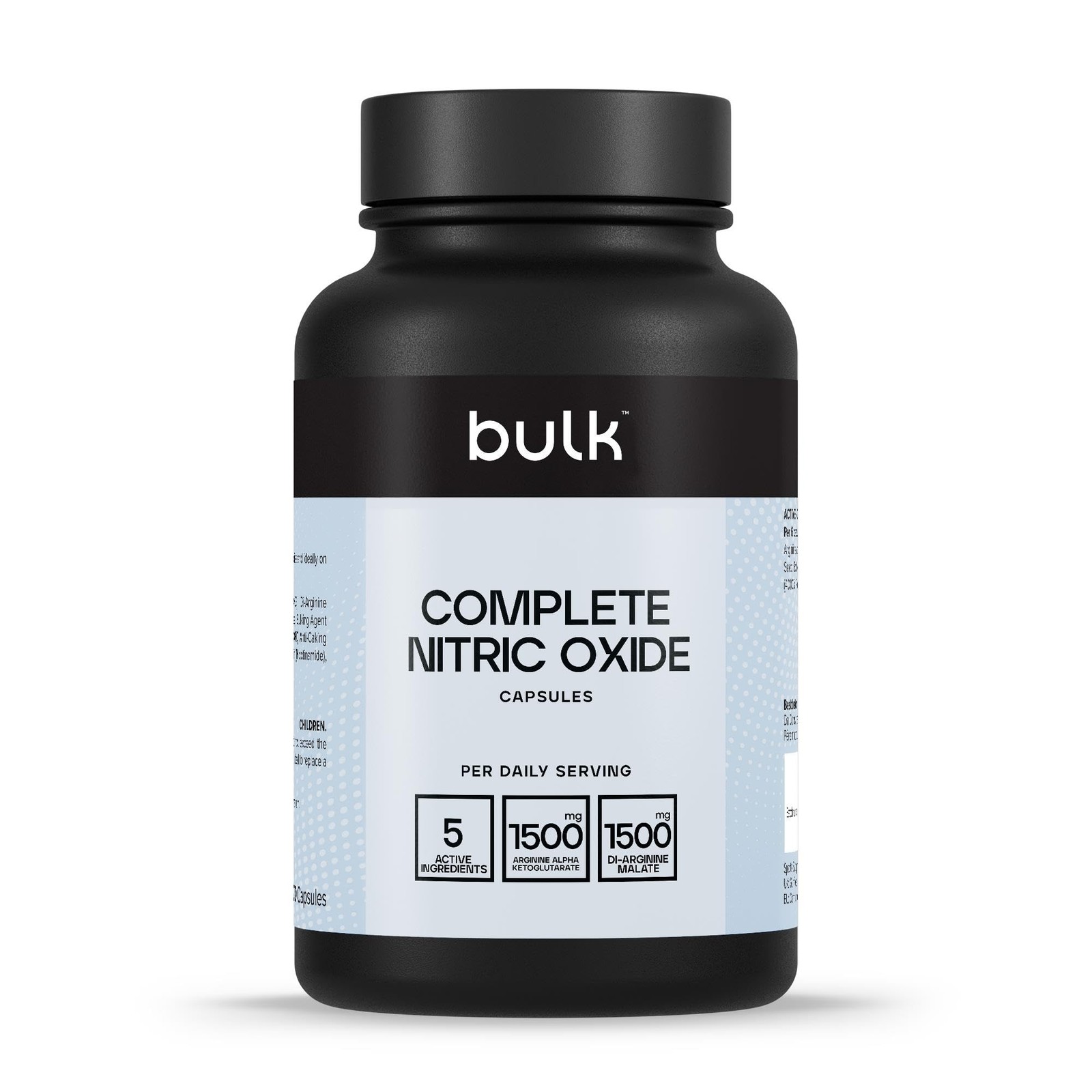 Bulk Powders Complete Nitric Oxide, Pack Of 180 Capsules - Image 2