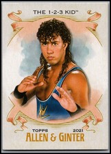 2021 Topps Heritage WWE #AG-24 The 1-2-3 Kid Allen & Ginter HOF