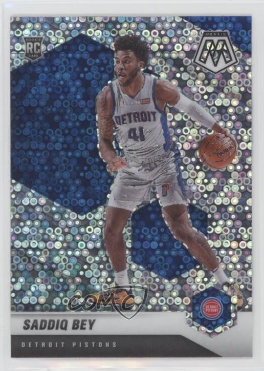 2020-21 Panini Mosaic Rookie Fast Break Silver Prizm Saddiq Bey #209 0c6