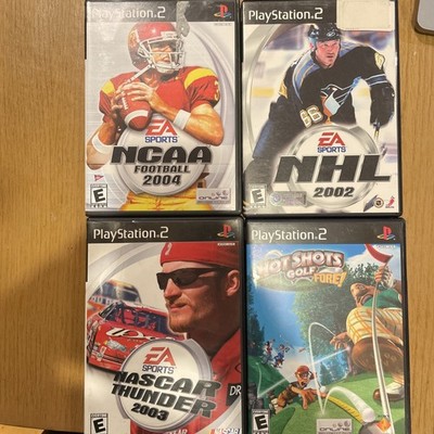 PlayStation 2 Sports Game Bundle (4 Games). NCAA Football 2004, NHL 2002, NASCAR