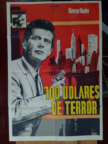 German Thriller: Mordnacht in Manhattan. 1S. Original Argentina. p274