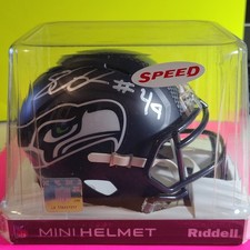 Riddell Speed Mini Helmet Seahawks Autographed Shaquem Griffin JXK Authenticated