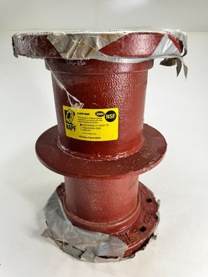 Puddle Pipe Spool Riser 6'' 125 Lug Flange Ends x 16'' Long ANSI/AWWA C115/A21.15