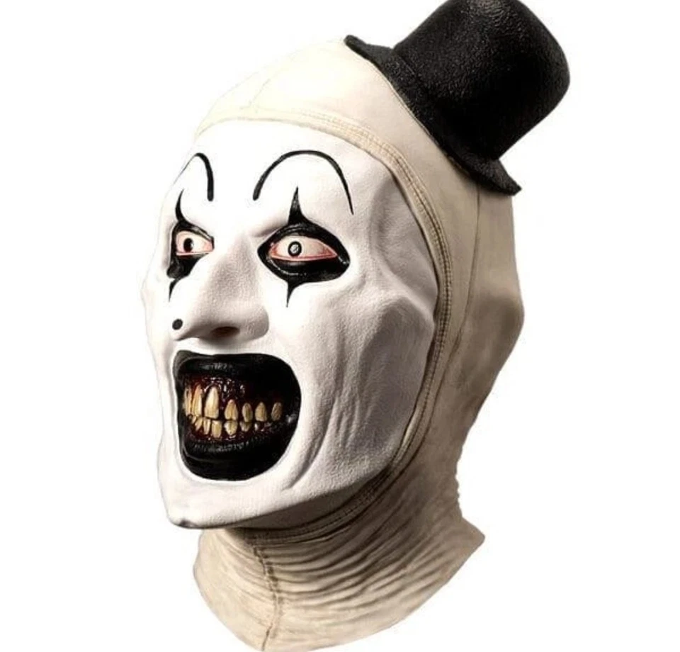 Terrifier 3 Art the Clown Latex Mask - No Blood, From Tinsely Transfers w/Tags  - Image 4 of 4