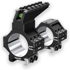 34mm Heavy Duty Scope Rings 0.85-inch, 7075 Aluminum Precision Lapped Picatinny