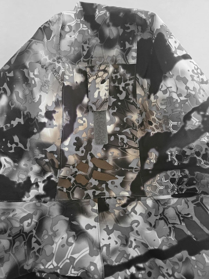 Kryptek Jupiter Rain Jacket Waterproof Mens 2XL Obskura Skyfall Camo Hooded - Image 4 of 4