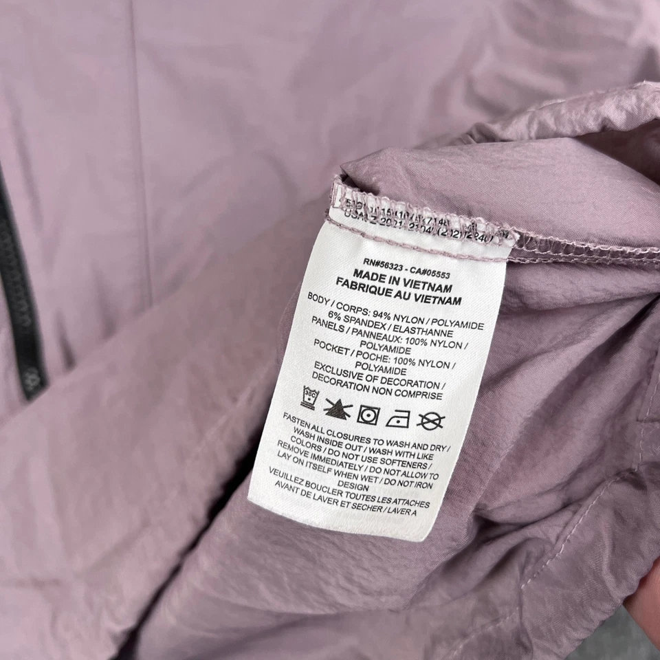 Jaqueta utilitária Nike feminina XL lavanda roxa 1/2 zíper revolução pulôver Anorak - Imagem 4 de 4