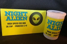 NIGHT ALIEN - 35mm Color Negative High Speed Film 800D - 36 exp C-41 BRAND NEW